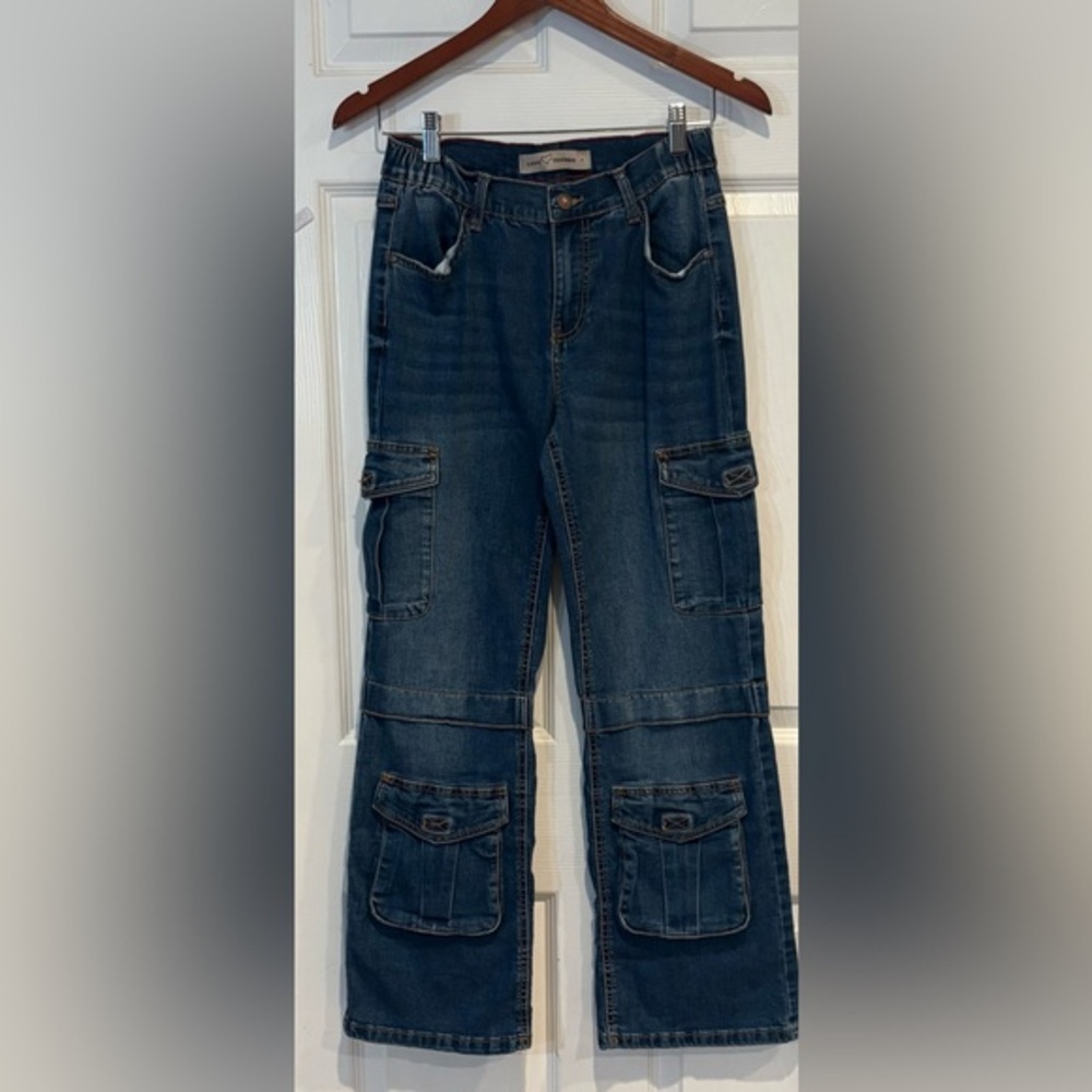 Blue Cargo Jeans